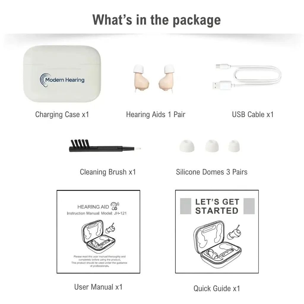 Modern Hearing Comfort Hearing Aids