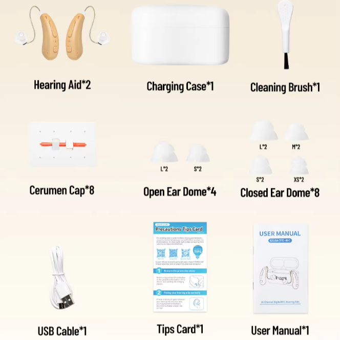 Modern Hearing Connect - Bluetooth Hearing Aids with App Control & Advanced AI Technology
